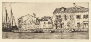 Giudecca, Benátky od Mortimer Menpes