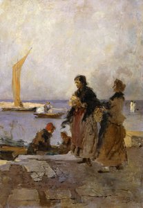 Na nábřeží v Chioggia; Na molu Chioggia,