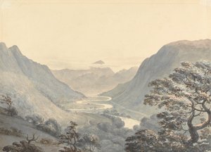Krásné údolí a řeka Mowddach, Merionethshire