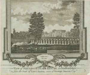 Shugborough Hall: rytina, nd [60. léta 18. století] od Moses Griffiths