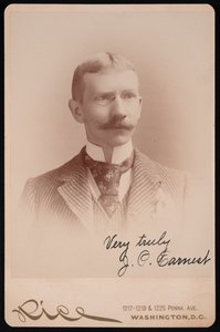 Portrét J. P. Earnesta, mezi 1889 a 1897. od Moses P. Rice