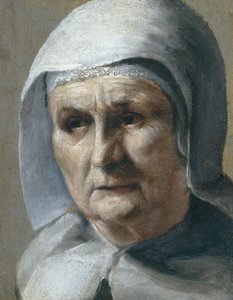 Stará žena od Moses Ter Borch