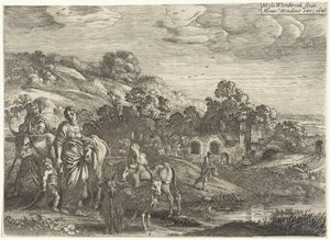 Odjezd Hagar The Story of Hagar (název série) od Moyses van Wtenbrouck