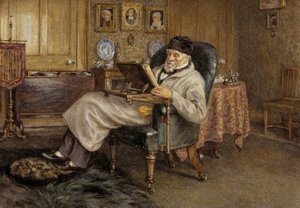 Thomas Carlyle, 1795 - 1881. Historik a esejista od Helen Allingham