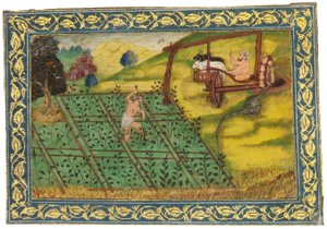 Pastorační scéna od Mughal School