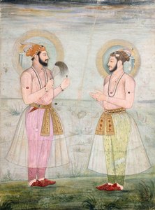 Portréty prince Dara Shikoh a prince Suleimana v Shikoh, c.1665 od Mughal School