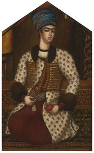 Portrét Rustama Khana Zanda od Muhammad Sadiq