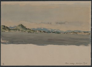 Konec bouře, norský Fijord