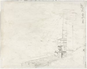 Studie pro New York Night (verso)