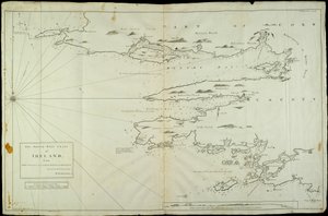 Jihozápadní pobřeží Irska od Staggs of Castle Haven po Dursey I. Vyšetřil a navigoval M. Mackenzie Sen. 1775. od Murdoch & Bowen Thomas Senior (fl.1775) Mackenzie