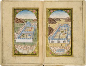 Al-Masjid an-Nabawi ve Velké mešitě, 1783 od Mustafa Halimi