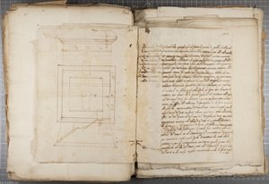 Portfolio kreseb Mutio Oddi z Urbina a dalších, p120, c.1635-40 (pero a inkoust na papíře ve vázaném svazku)