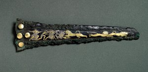 Dýka (bronz, zlato a stříbro) od Mycenaean