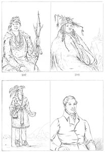 Delawarové a Mohykáni, 1841. od Myers and Co
