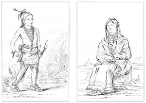 Domorodí Američané, Severozápadní hranice, 1841. od Myers and Co