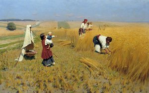 Sklizeň na Ukrajině, 1886 od Mykola Kornylijowytsch Pymonenko