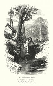 William Wordsworth: The Highland Girl (rytina)
