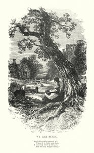William Wordsworth: Je nás sedm (rytina)