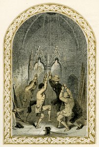 Zvoníci - ilustrace Birket Foster od Myles Birket Foster
