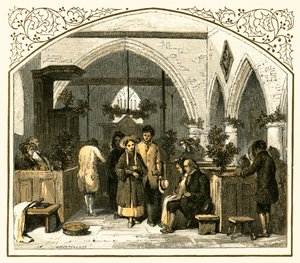 Výzdoba kostela o Vánocích od Myles Birket Foster
