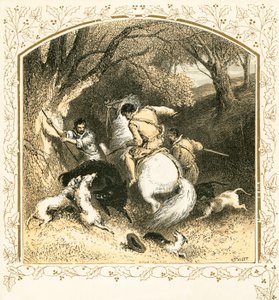Lov divočáka od Myles Birket Foster