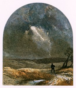Ilustrace k filmu „Krásná mládež oslepená bleskem“ od Myles Birket Foster