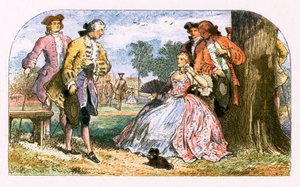 Ilustrace k filmu „Dvojí proměna“ od Myles Birket Foster