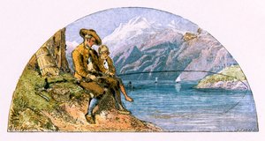 Ilustrace k filmu The Traveller od Myles Birket Foster
