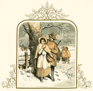 Láska ve sněhu od Myles Birket Foster