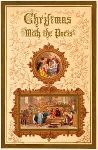 Titulní strana Vánoce s básníky od Myles Birket Foster