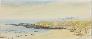 Tynemouth od Cullercoats (bodycolor) od Myles Birket Foster
