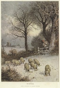 Zima od Myles Birket Foster
