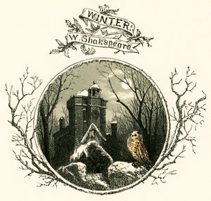 Winter od Williama Shakespeara od Myles Birket Foster