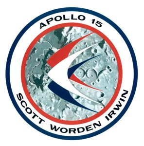 Odznak lunární mise Apollo 15, 1971. od NASA Images