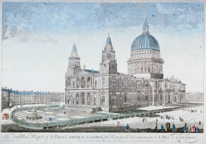 Katedrála svatého Pavla, City of London, 1755 od NJB de Poilly