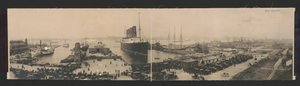 Lusitania na konci rekordní plavby od N.W. Penfield
