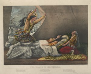 Smrt Minnehahy, 1867 od Nathaniel Currier