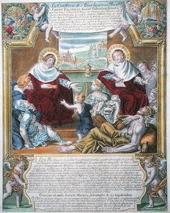 SS. Kosmas a Damian léčí chudé od N. Picart
