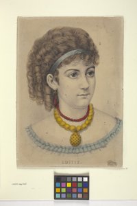 Lottie (ručně kolorovaná litografie)