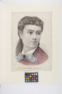 The Northern Beauty (ručně kolorovaná litografie)
