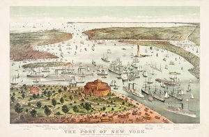 Přístav New York od Currier & Ives od Currier and Ives