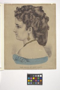 The Pride Of Kentucky (ručně kolorovaná litografie)