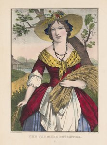 Dcera farmáře od Currier and Ives
