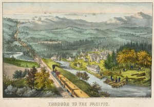 Až do Pacifiku od Currier and Ives