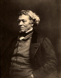 Portrét francouzského malíře, Jean Baptiste Camille Corot od Nadar