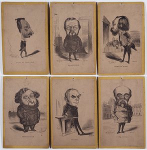 6 Portraits-Charge (Portraits charge): Jules de Premaray (Jules Martial Regnault od Nadar