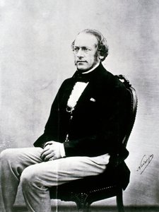 Charles-Auguste de Bériot (černobílá fotografie) od Nadar