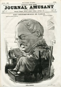 Obálka „Le Journal Amusant“, 5. května 1859 (rytina) od Nadar