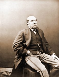 Portrét Paula Feval, filetonista z období Gaboriau a Ponson du Terrail 1817-1887 (foto) od Nadar