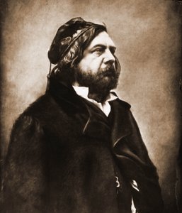 Portrét Theophila Gautiera, básníka 1811-1872 (foto) od Nadar